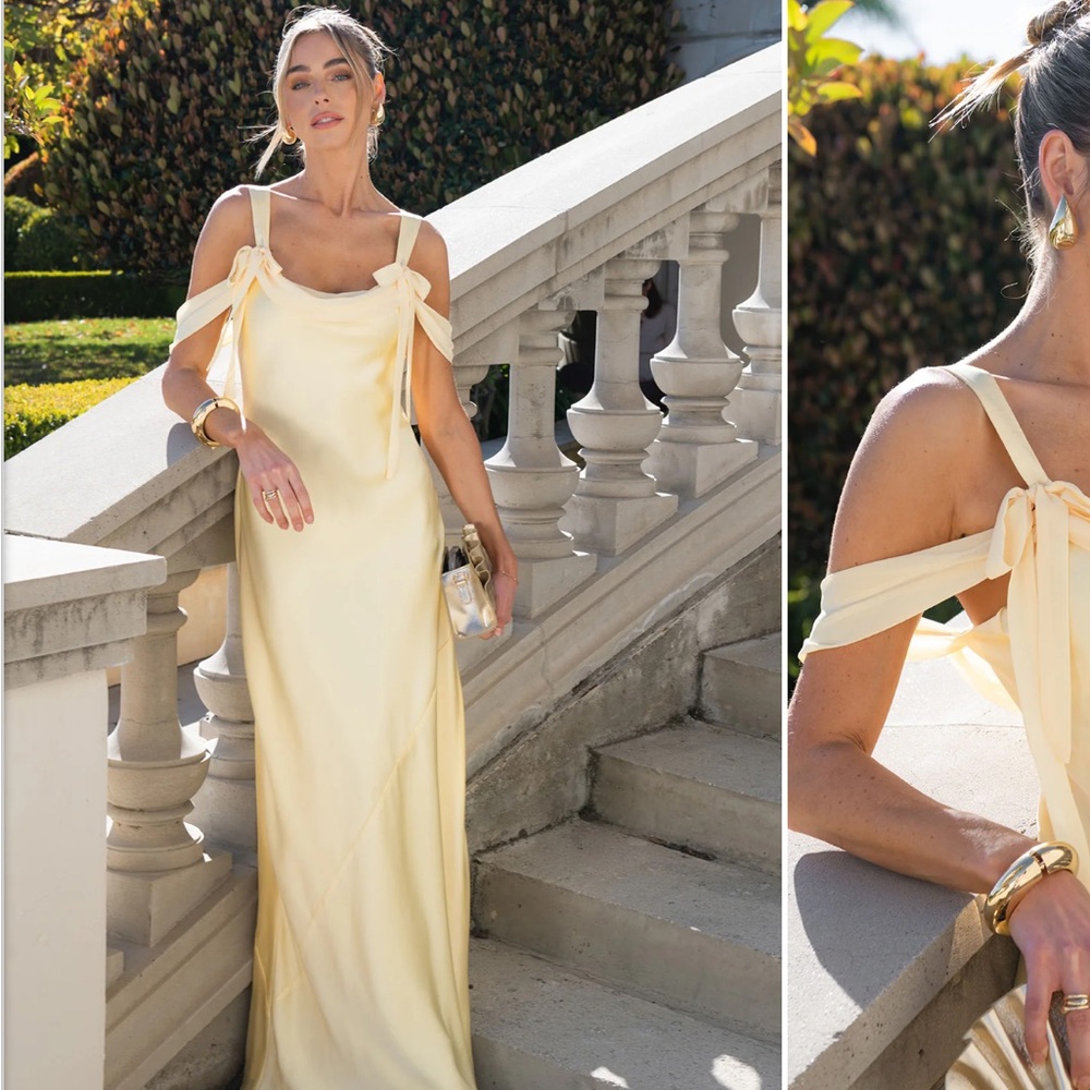 Show Me Your MuMu Yellow Maxi Dress - Picture 6 of 11